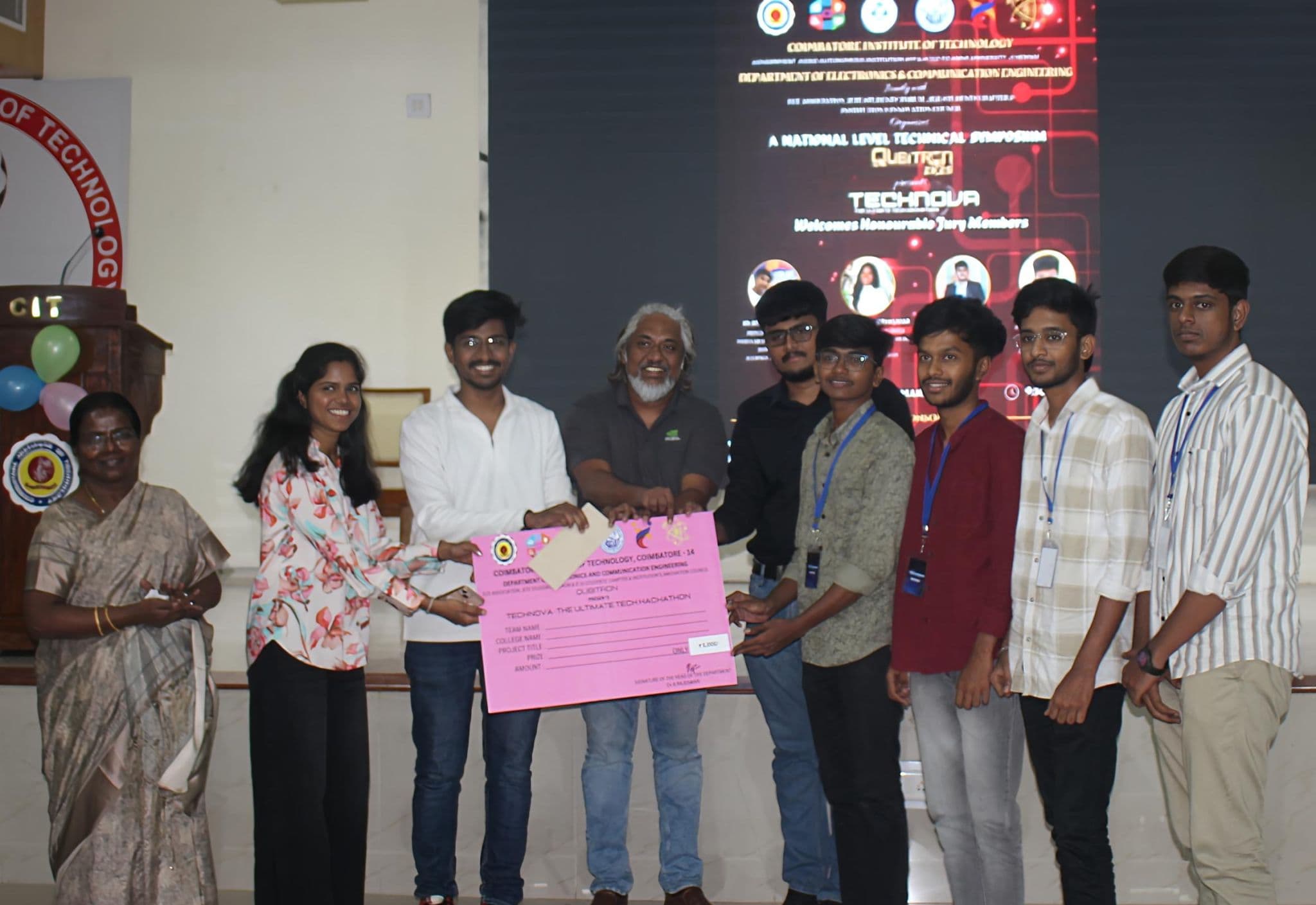 2nd Runner-Up, Technova, Qubitron2k25